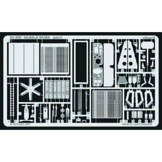 Sd.Kfz. 9 FAMO Fotoätzsatz, 1/35 - Eduard Accessories 35383 Sd.Kfz. 9 FAMO Fotoätzsatz, 1/35 - Eduard Accessories 35383