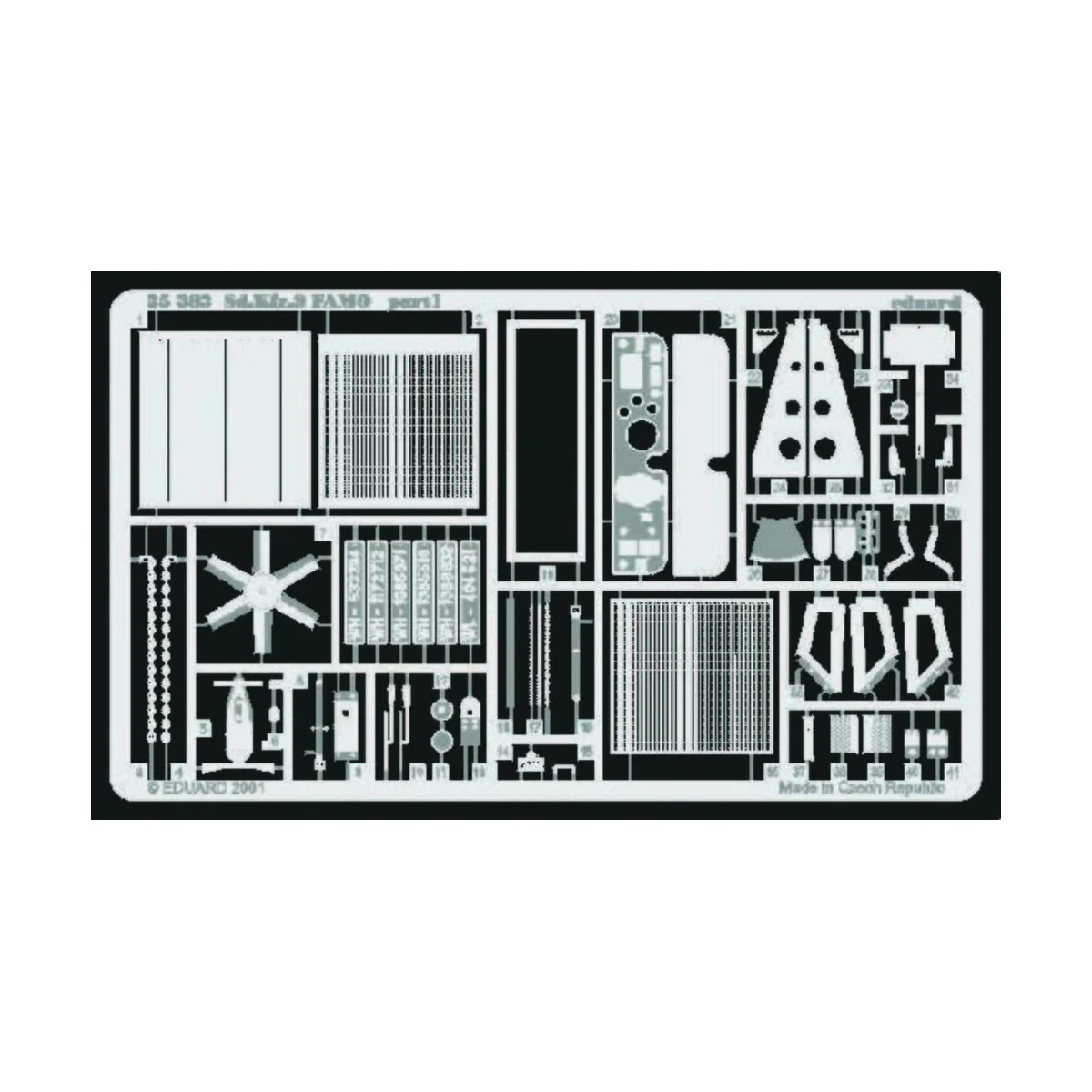 Sd.Kfz. 9 FAMO Fotoätzsatz, 1/35 - Eduard Accessories 35383 Sd.Kfz. 9 FAMO Fotoätzsatz, 1/35 - Eduard Accessories 35383