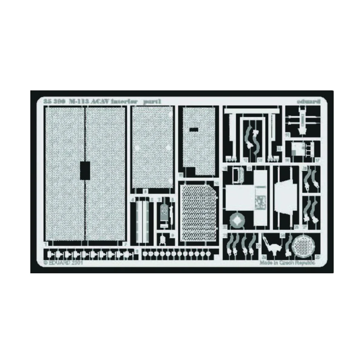 M-113 ACAV Inneneinrichtung Fotoätzsatz - Eduard Accessories 35390