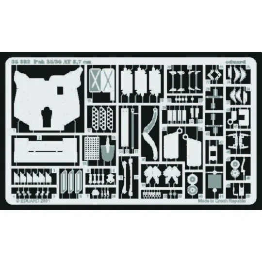 Pak 35/36 3,7 cm für Tamiya Bausatz 35035 - Eduard Accessories 35392