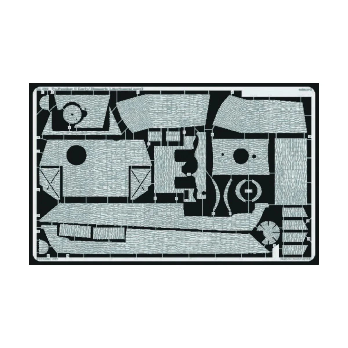 Pz.V Panter G Early Zimmerit 1 für Tamiya Bausatz - Eduard Accessor...