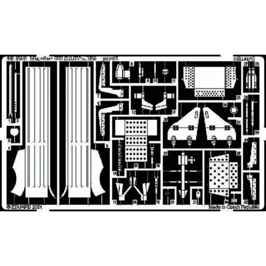 Panzerjäger Marder III Sd.Kfz 139 Fotoätzsatz - Eduard Accessories ...