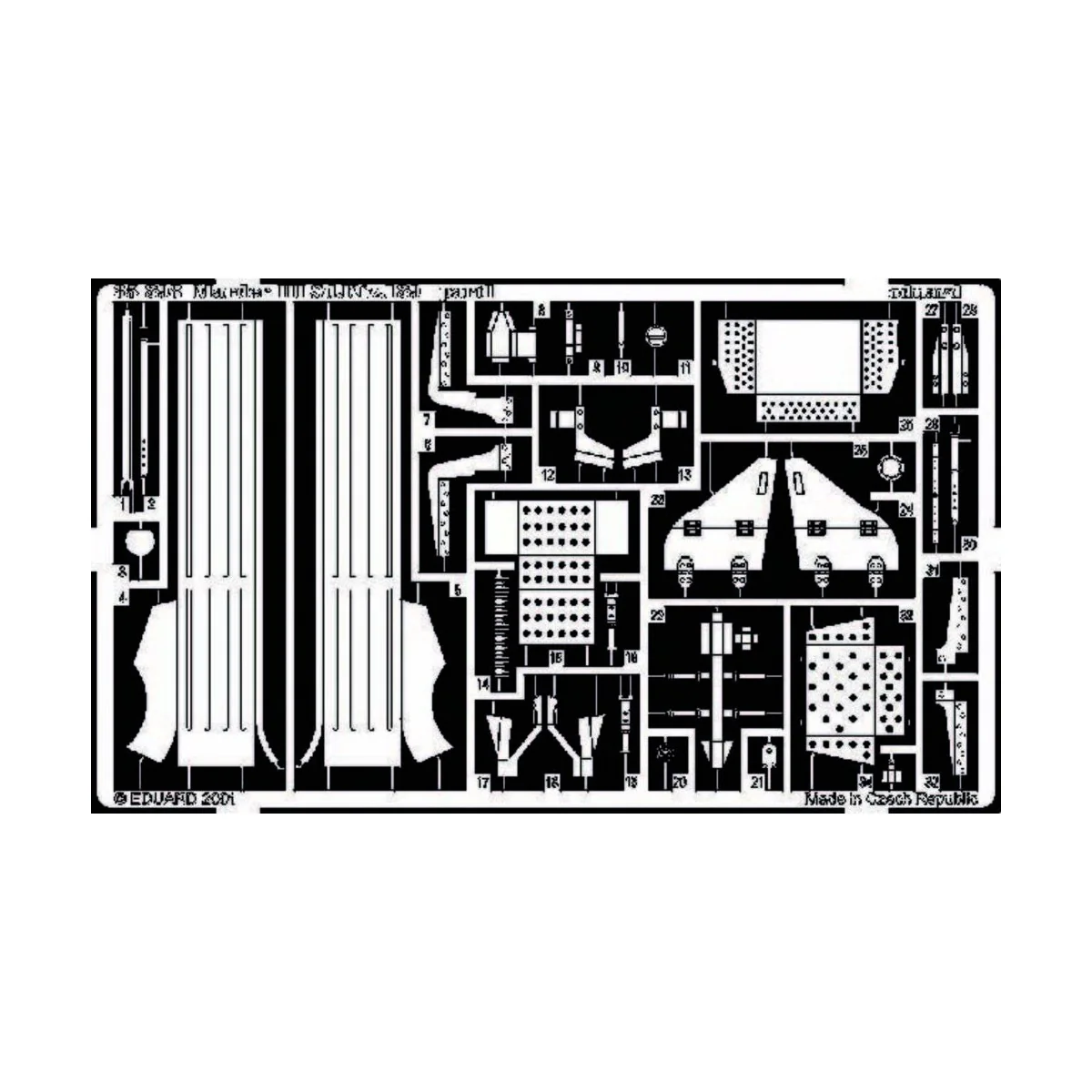 Panzerjäger Marder III Sd.Kfz 139 Fotoätzsatz - Eduard Accessories ...