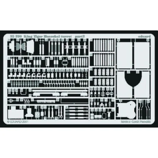 Königstiger mit Henschelturm Fotoätzsatz - Eduard Accessories 35399