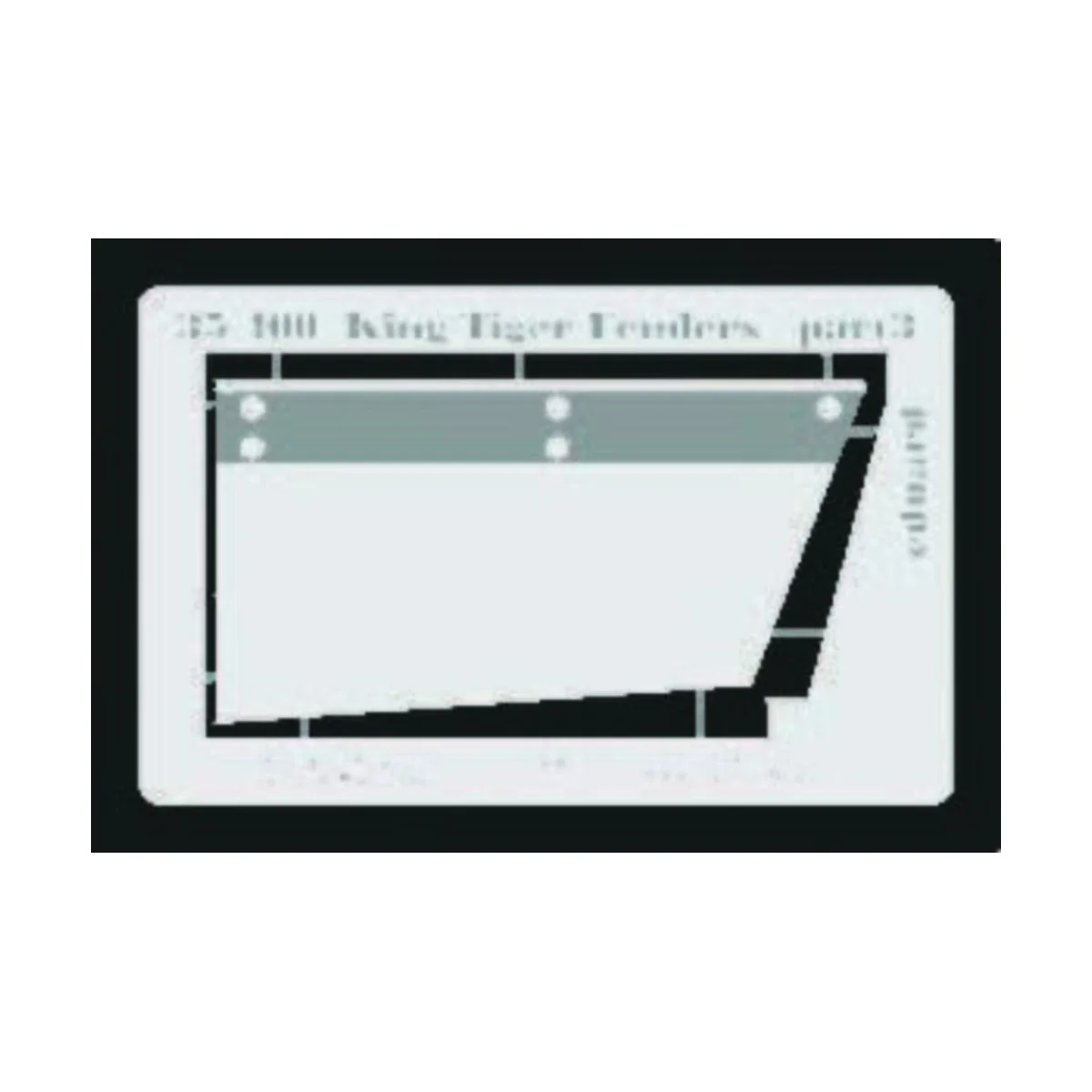 Königstiger Schutzvorrichtungen Fotoätzsatz, 1/35 - Eduard Accessor...