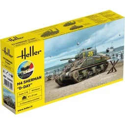 STARTER KIT M4 Sherman D-Day, 1/72 - Heller 56892