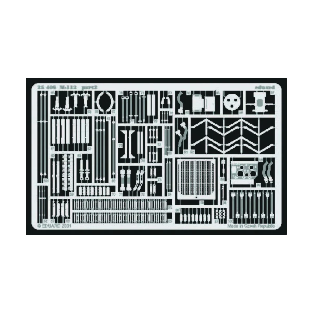 M-113 Fotoätzsatz, 1/35 - Eduard Accessories 35406 M-113 Fotoätzsatz, 1/35 - Eduard Accessories 35406