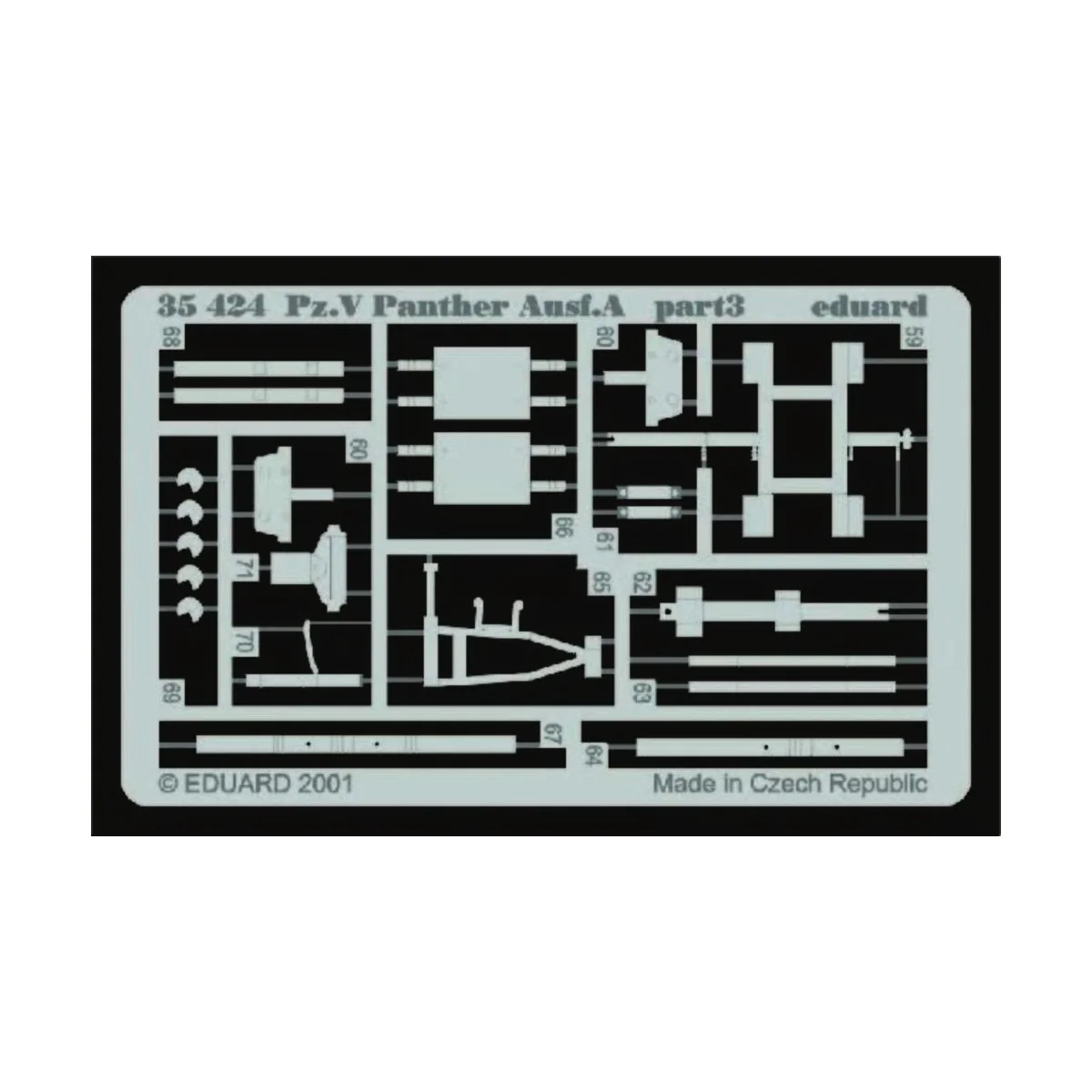 Sd.Kfz.171 Panther A Detailsatz Außen - Eduard Accessories 35424