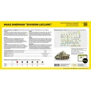 STARTER KIT M4A2 Sherman "Division Leclerc" - Heller 56894