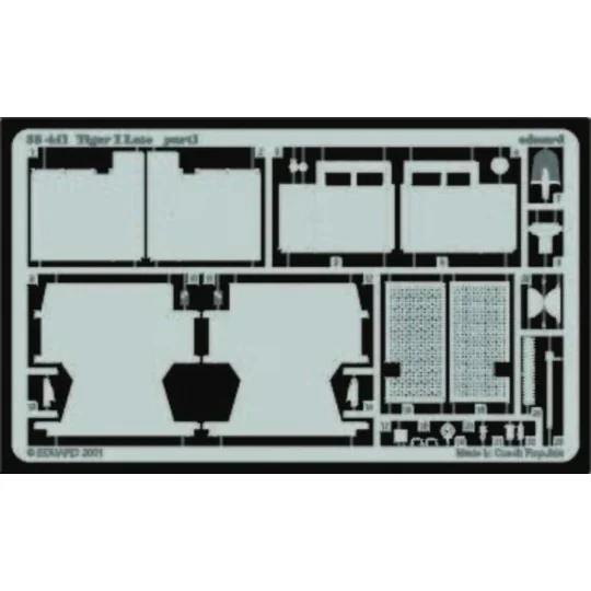 SD.Kfz 181 Tiger I, 1/35 - Eduard Accessories 35441