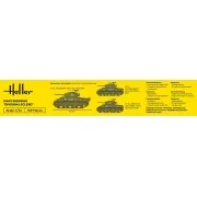 STARTER KIT M4A2 Sherman "Division Leclerc", 1/72 - Heller 56894