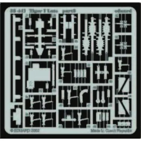 SD.Kfz 181 Tiger I, 1/35 - Eduard Accessories 35441