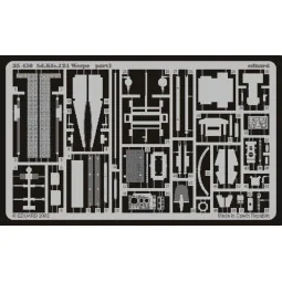 Sd.Kfz.142 Wespe mit Haubitze FH18/2 Fotoätzsatz, 1/35 - Eduard Acc...