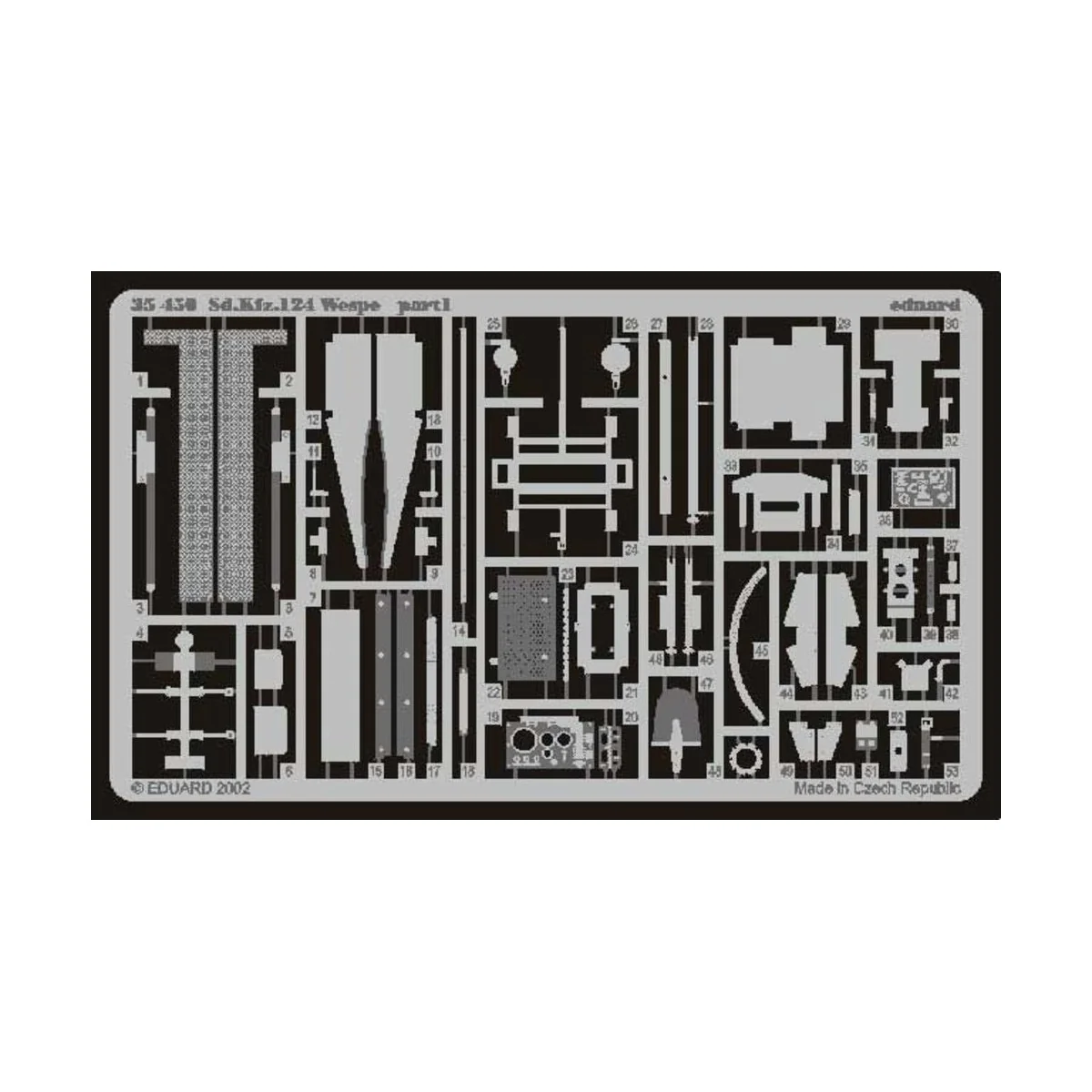 Sd.Kfz.142 Wespe mit Haubitze FH18/2 Fotoätzsatz, 1/35 - Eduard Acc... Sd.Kfz.142 Wespe mit Haubitze FH18/2 Fotoätzsatz, 1/35 - Eduard Acc...