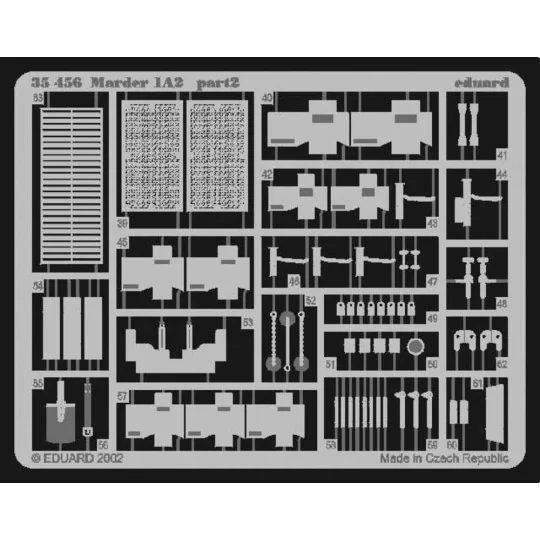 Marder 1 A2-Milan Fotoätzsatz, 1/35 - Eduard Accessories 35456