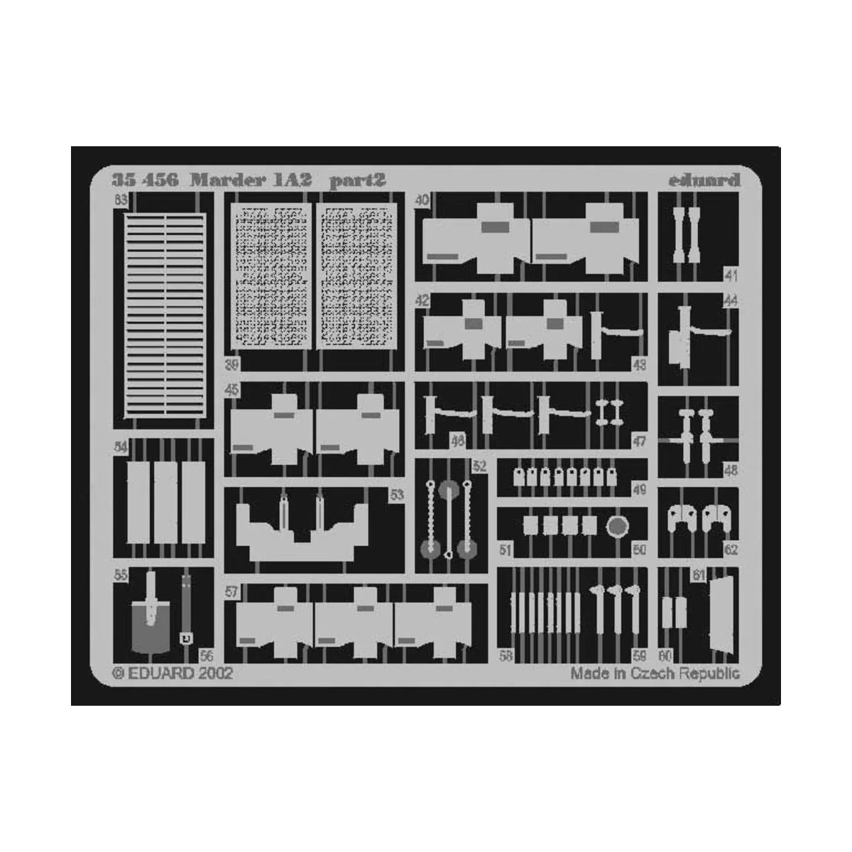 Marder 1 A2-Milan Fotoätzsatz, 1/35 - Eduard Accessories 35456