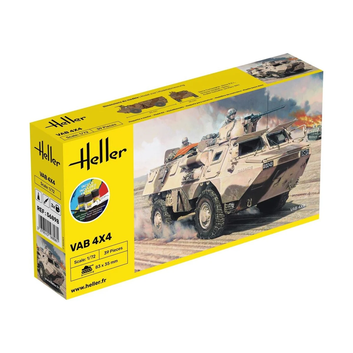 STARTER KIT VAB 4x4, 1/72 - Heller 56898