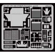 FV 101CVF(T) Scorpion Fotoätzsatz - Eduard Accessories 35457