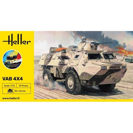 STARTER KIT VAB 4x4, 1/72 - Heller 56898