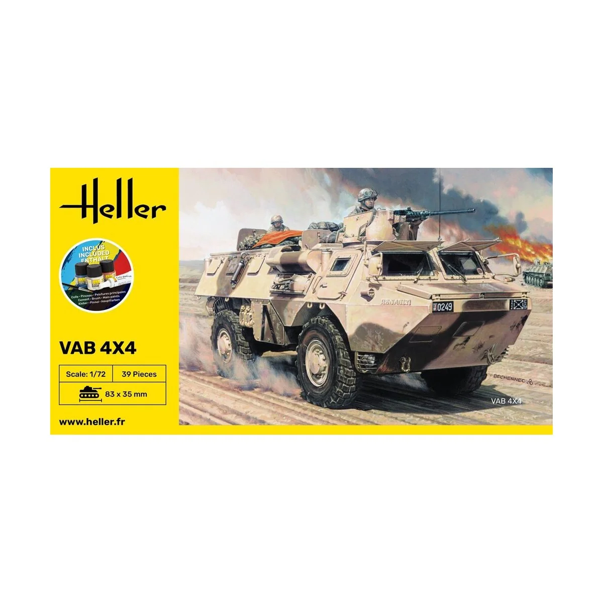 STARTER KIT VAB 4x4, 1/72 - Heller 56898