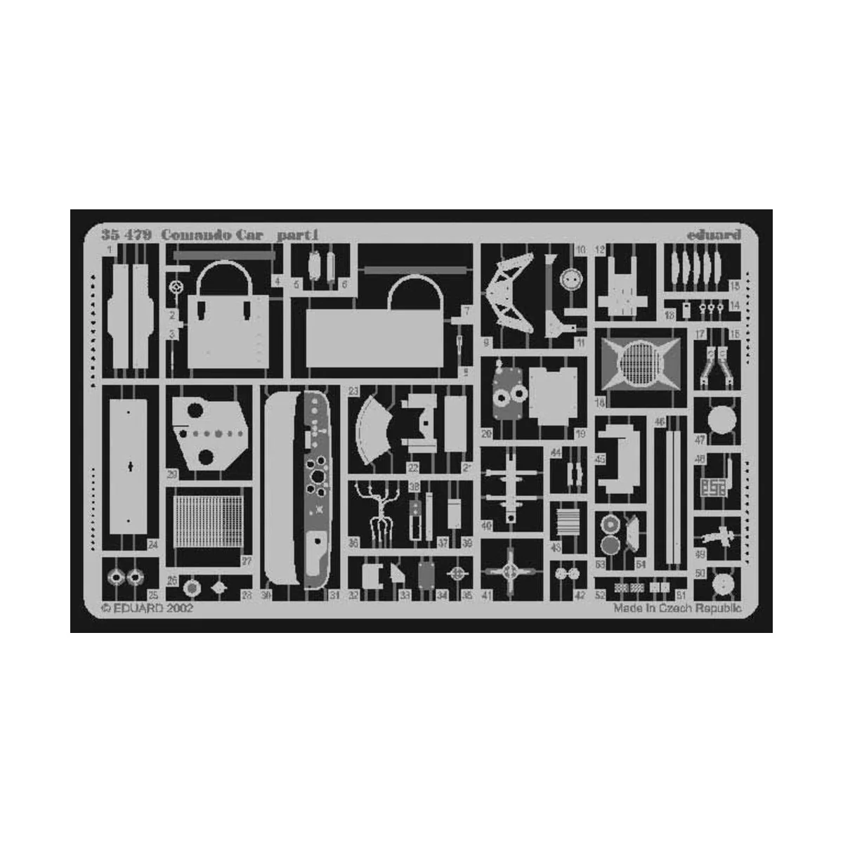 Comando Car für Italeri Bausatz 0320, 1/35 - Eduard Accessories 35479 Comando Car für Italeri Bausatz 0320, 1/35 - Eduard Accessories 35479