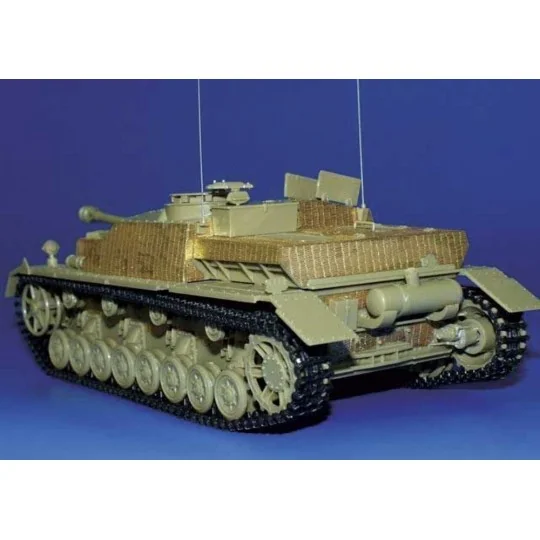 SD.KFZ. 163 Sturmgeschütz IV Zimmerit Fotoätzsatz - Eduard Accessor...