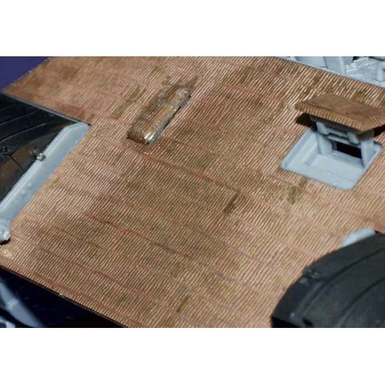 Zimmerit Panther Ausf.A Early für Dragon Bausatz - Eduard Accessori...