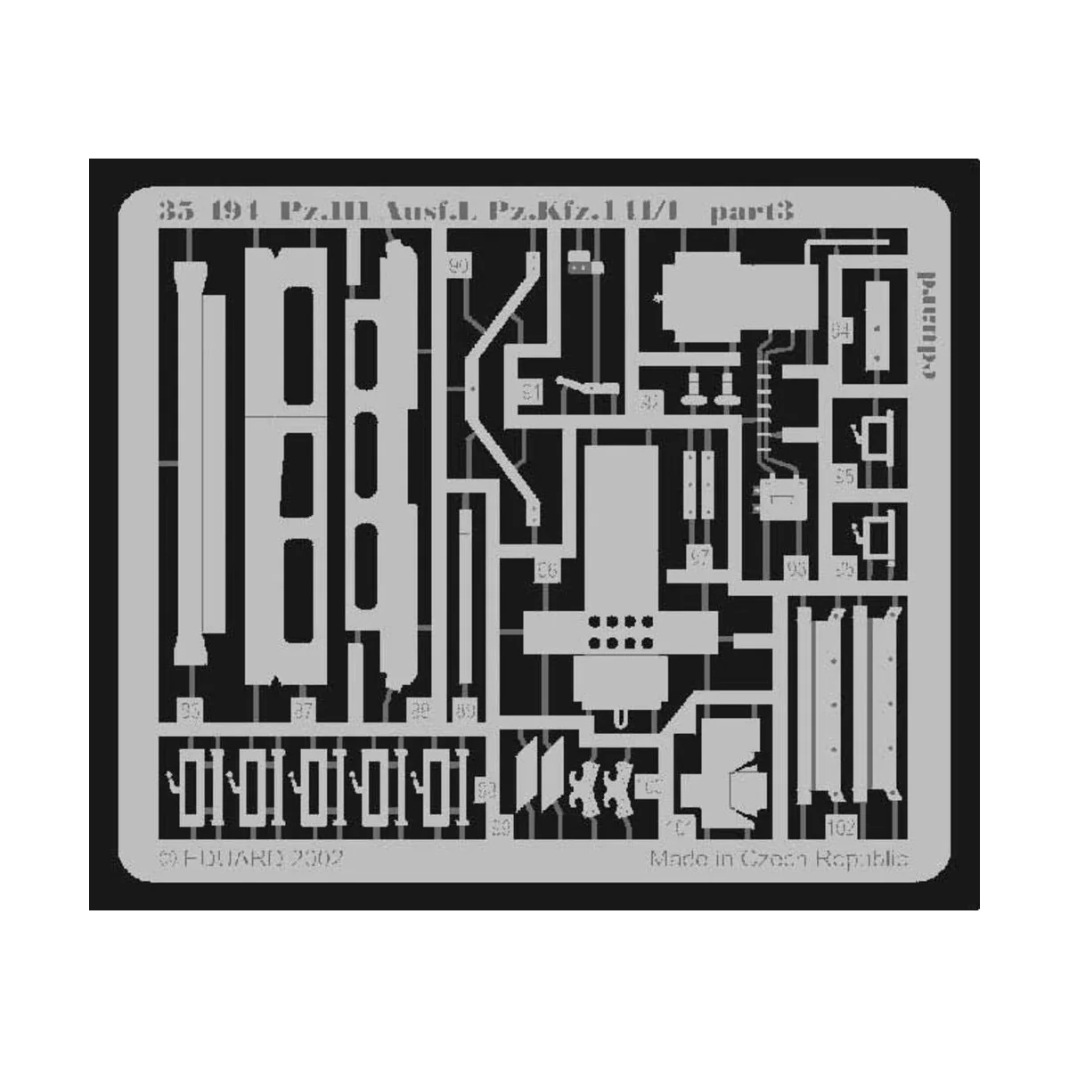 Pz.III Ausf.L Pz.Kfz.141/1 - Eduard Accessories 35494