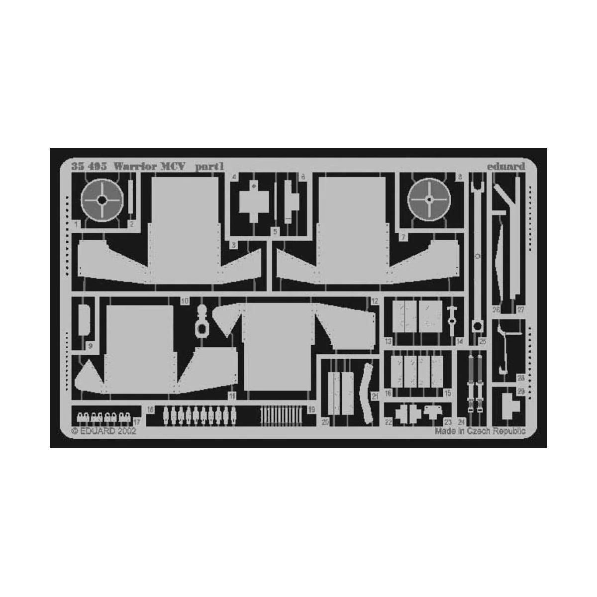 Warrior MCV, 1/35 - Eduard Accessories 35495