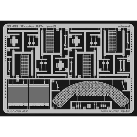 Warrior MCV, 1/35 - Eduard Accessories 35495