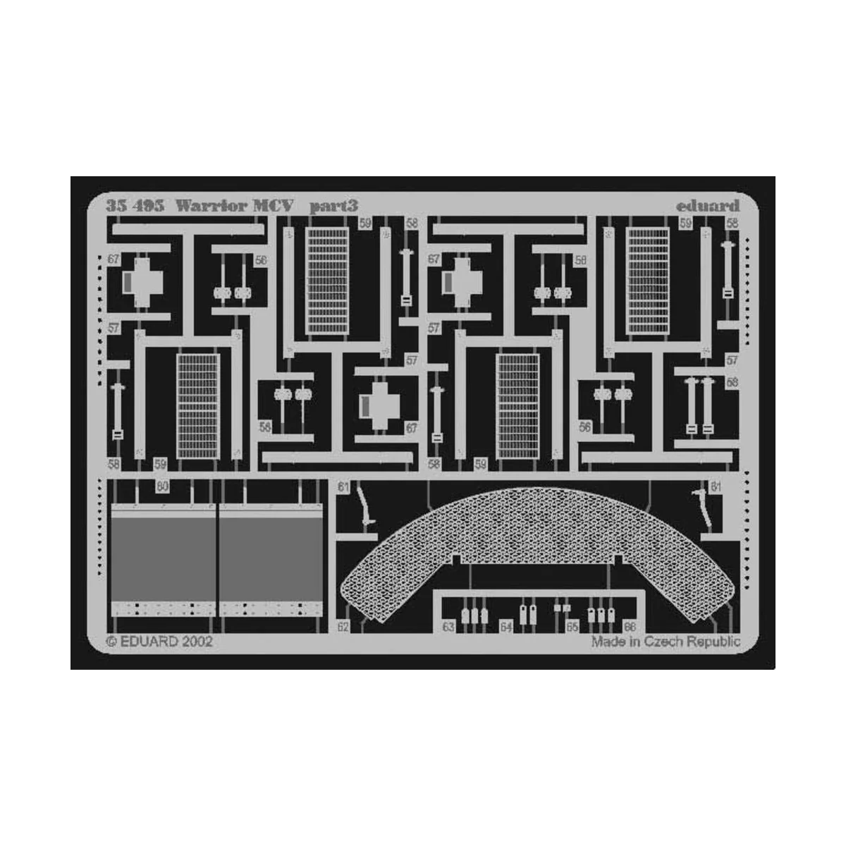 Warrior MCV, 1/35 - Eduard Accessories 35495