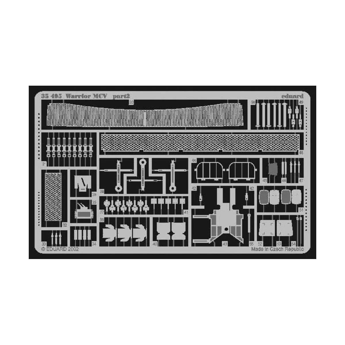Warrior MCV, 1/35 - Eduard Accessories 35495