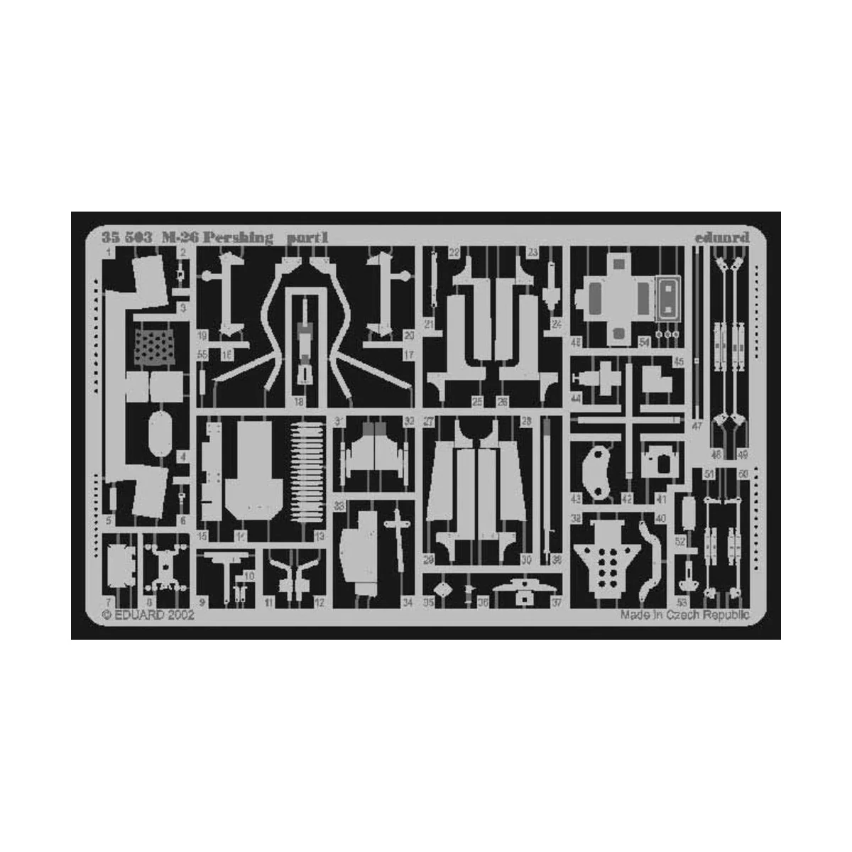 M-26 Pershing, 1/35 - Eduard Accessories 35503 M-26 Pershing, 1/35 - Eduard Accessories 35503