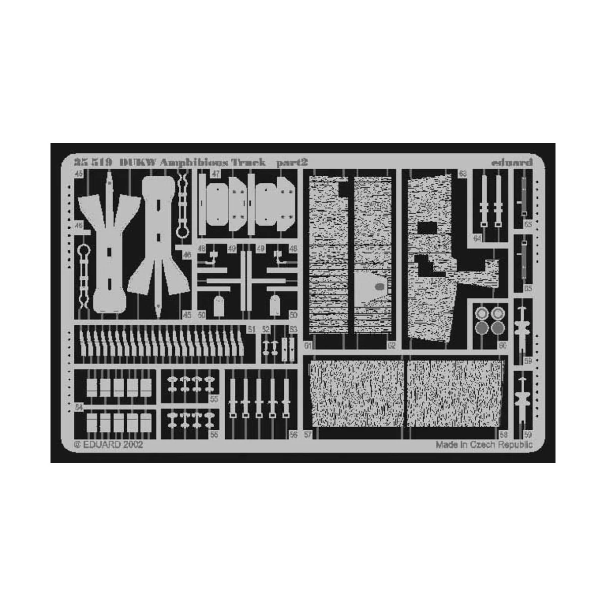 DUKW Amphibious Truck, 1/35 - Eduard Accessories 35519 DUKW Amphibious Truck, 1/35 - Eduard Accessories 35519