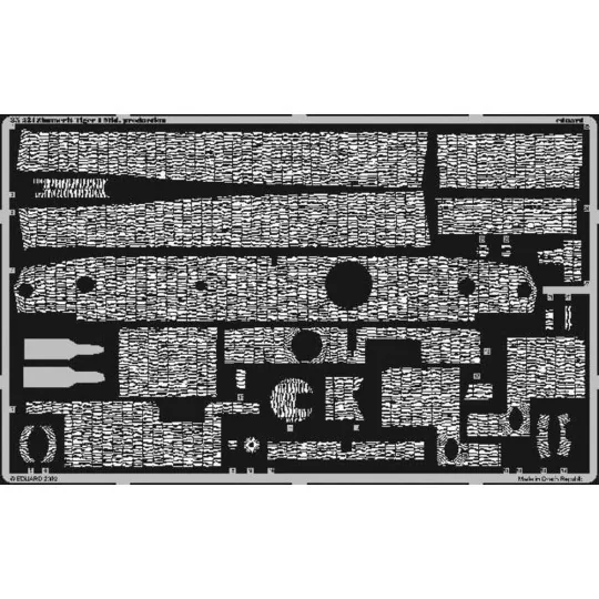 SD.Kfz 181 Tiger I Zimmerit - Eduard Accessories 35521