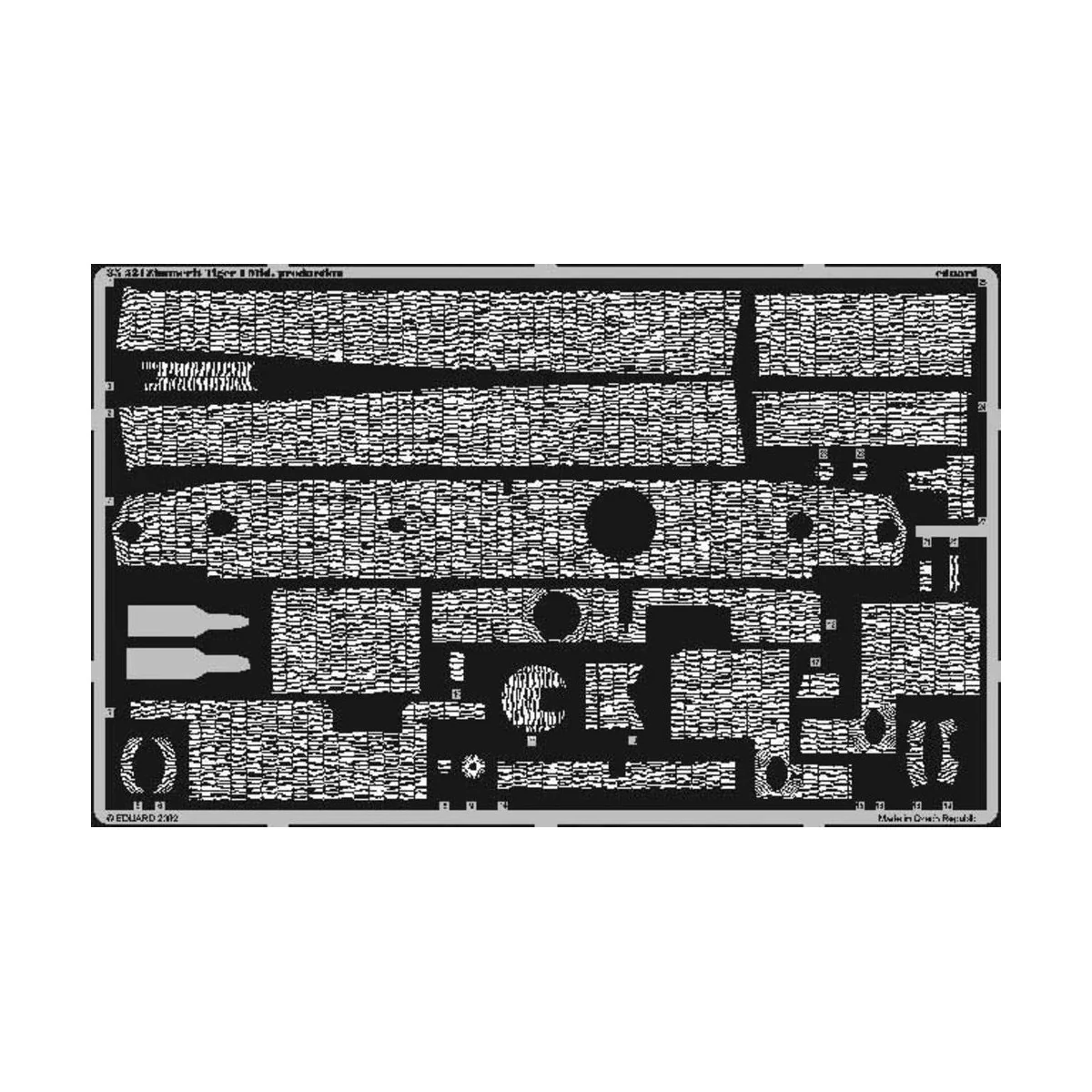 SD.Kfz 181 Tiger I Zimmerit, 1/35 - Eduard Accessories 35521
