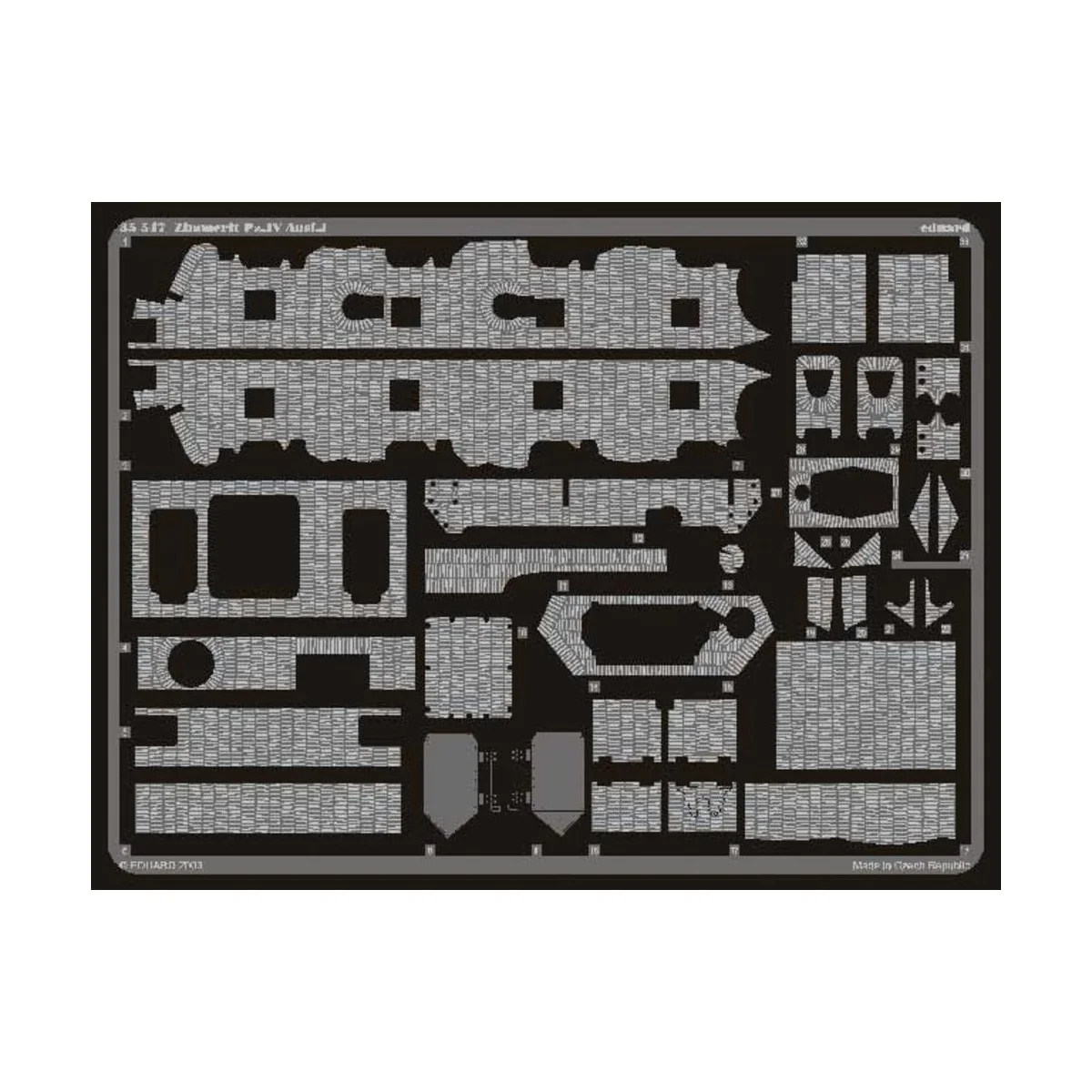 Zimmerit Pz.IV Ausf. J - Eduard Accessories 35547