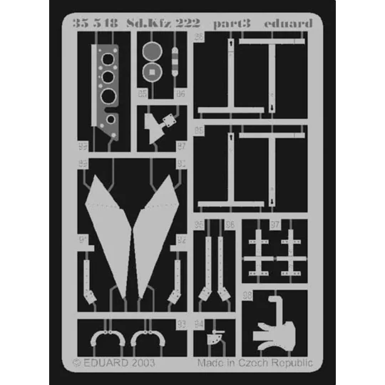 Sd.Kfz 222 für Tamiya Bausätze 35270/35051 - Eduard Accessories 35548