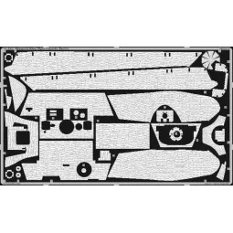 Zimmerit King Tiger Porsche turret, 1/35 - Eduard Accessories 35564