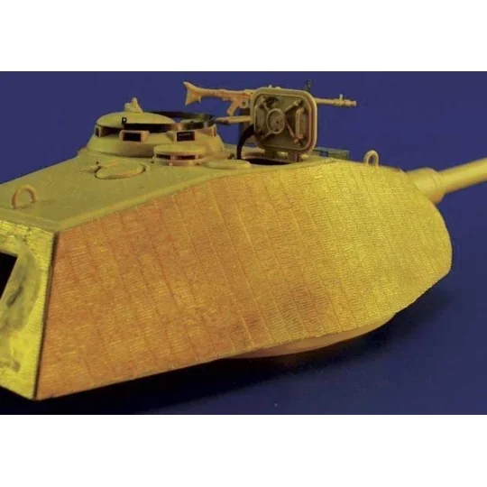 Zimmerit King Tiger Porsche turret - Eduard Accessories 35564