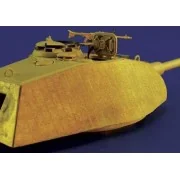 Zimmerit King Tiger Porsche turret, 1/35 - Eduard Accessories 35564 Zimmerit King Tiger Porsche turret, 1/35 - Eduard Accessories 35564