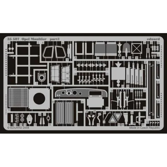 Opel Maultier Fotoätzsatz, 1/35 - Eduard Accessories 35587