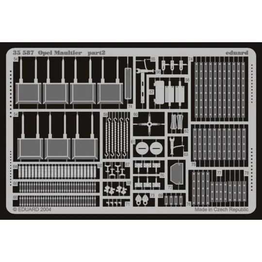 Opel Maultier Fotoätzsatz, 1/35 - Eduard Accessories 35587