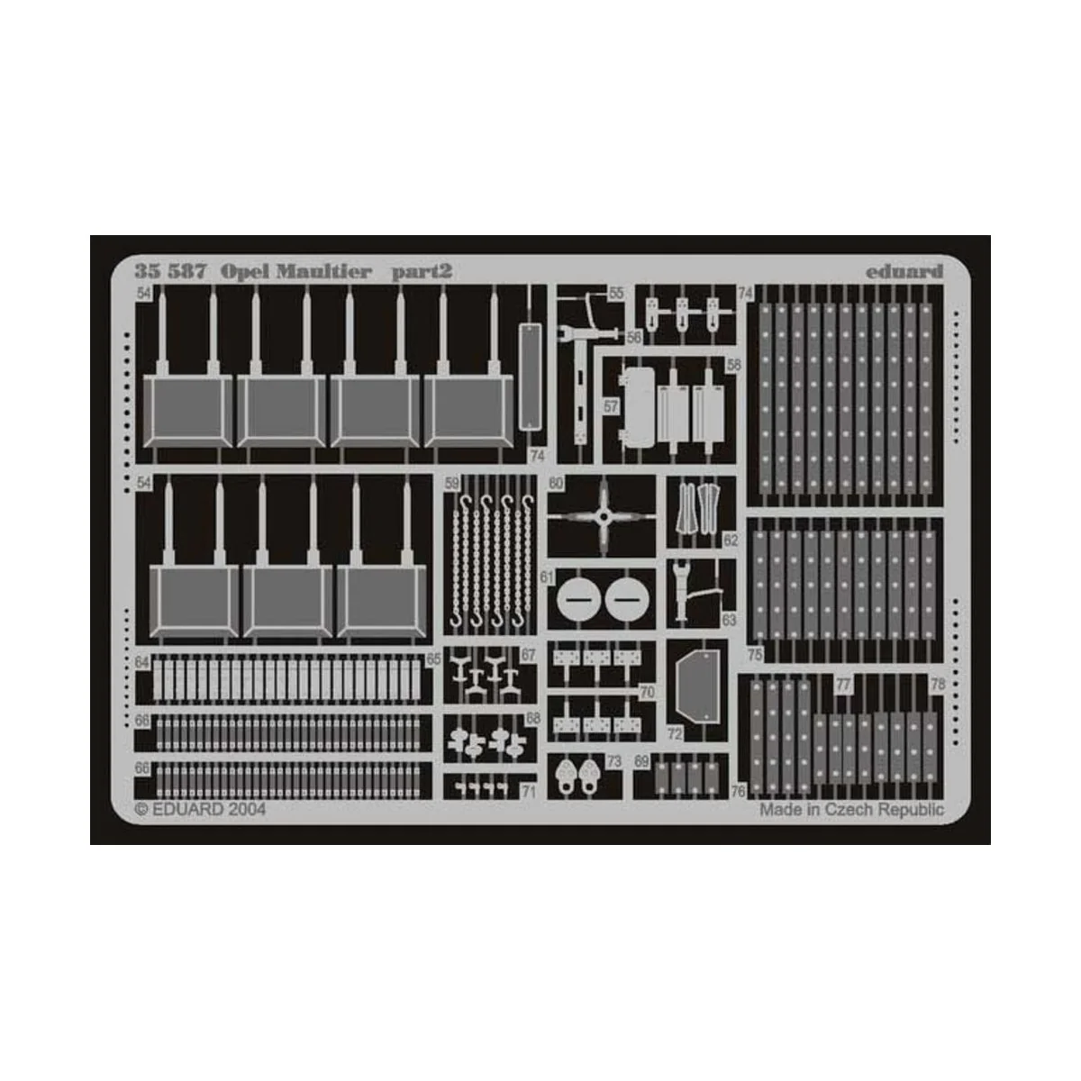 Opel Maultier Fotoätzsatz, 1/35 - Eduard Accessories 35587