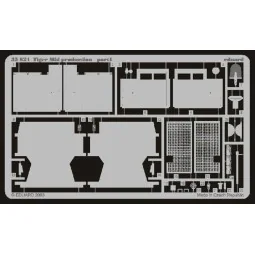 SD.Kfz 181 Tiger I Detailsatz Außen, 1/35 - Eduard Accessories 35624