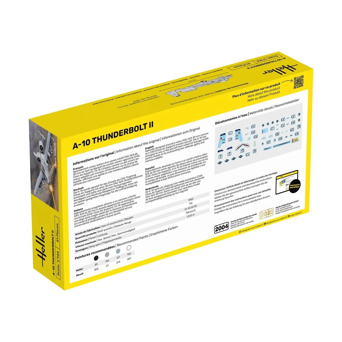 STARTER KIT A-10 Thunderbolt II - Heller 56912