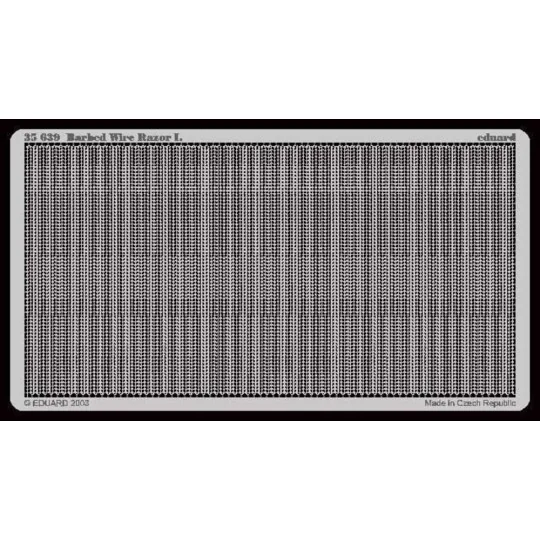Stacheldraht Razor I. (8m) Fotoätzsatz - Eduard Accessories 35639