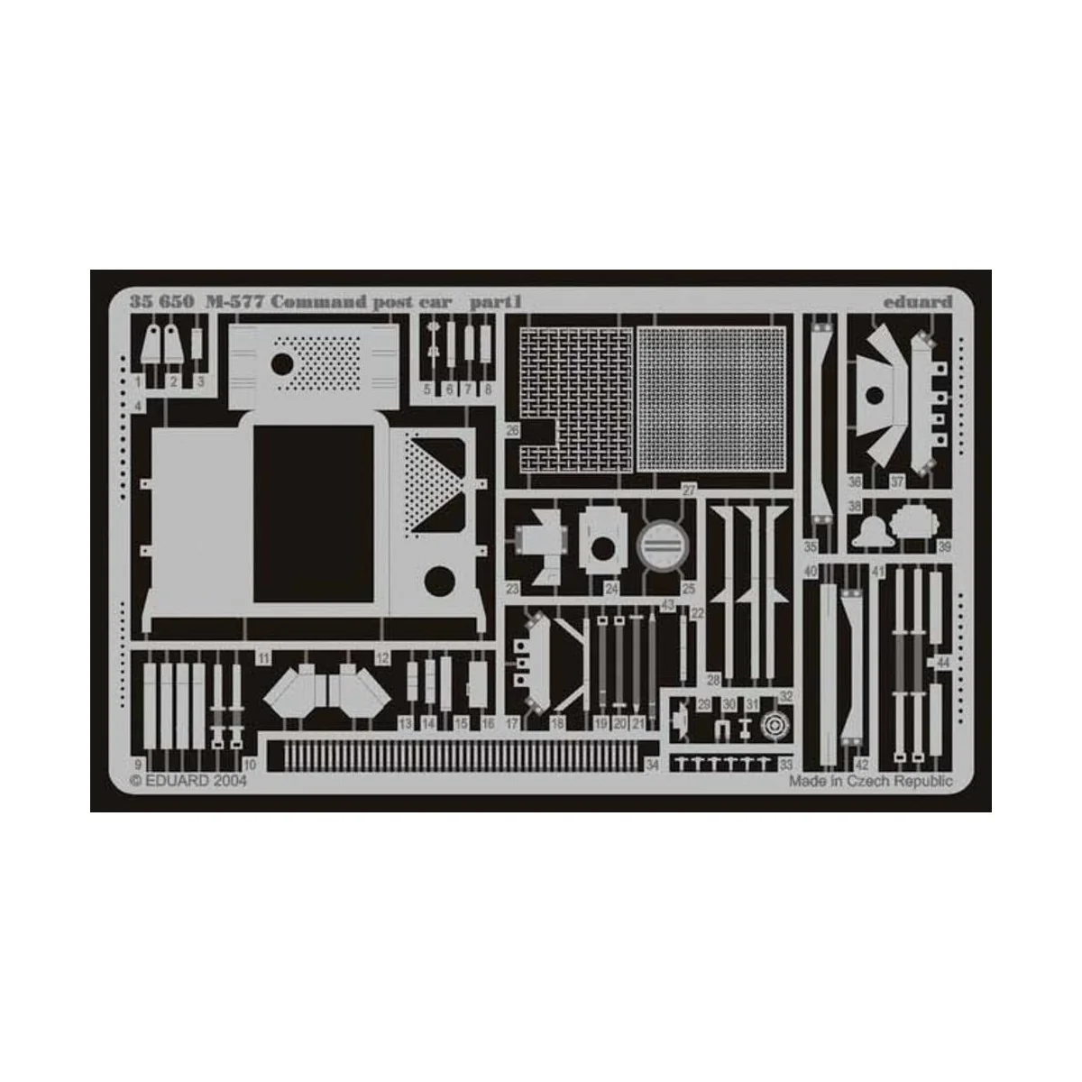 M-577 US Armoured Command Post Car Fotoätzsatz - Eduard Accessories...