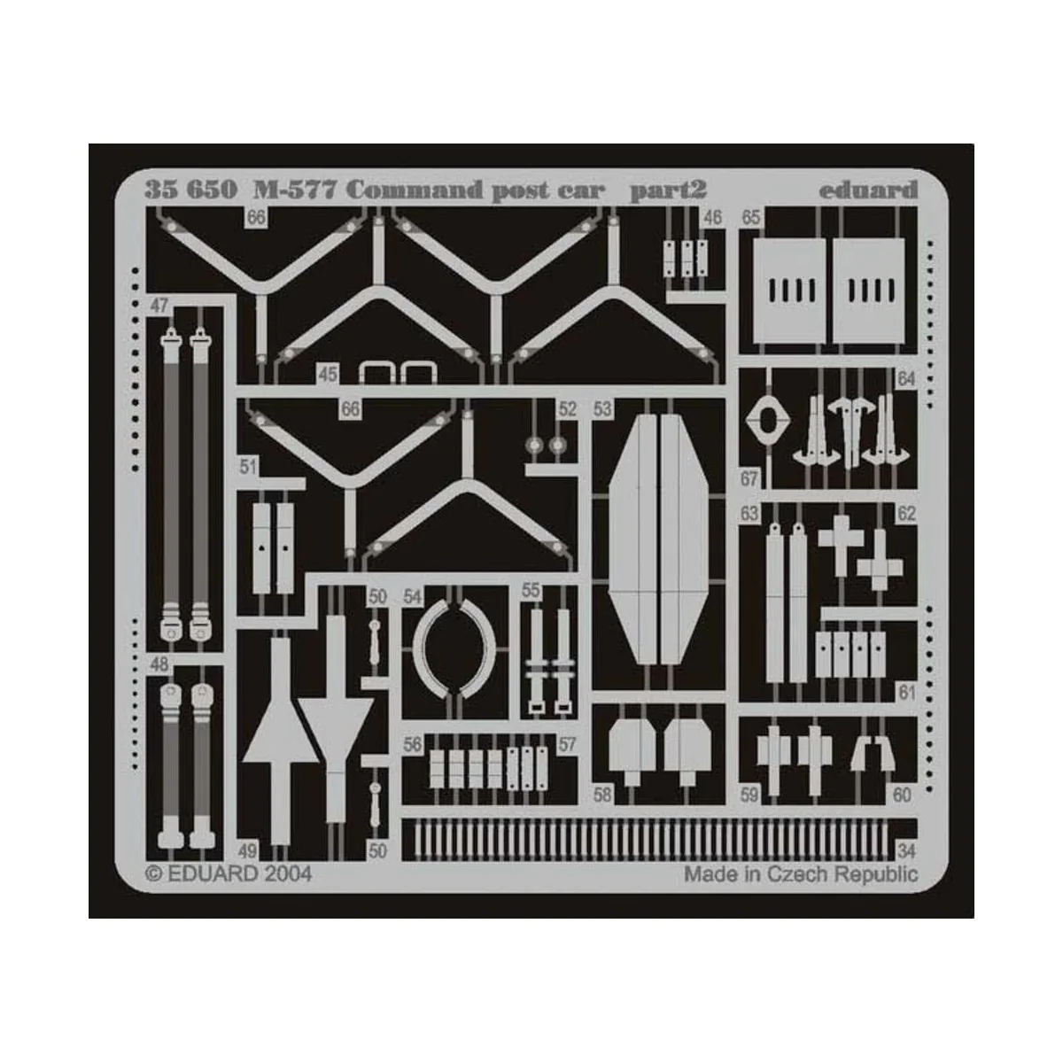 M-577 US Armoured Command Post Car Fotoätzsatz - Eduard Accessories...
