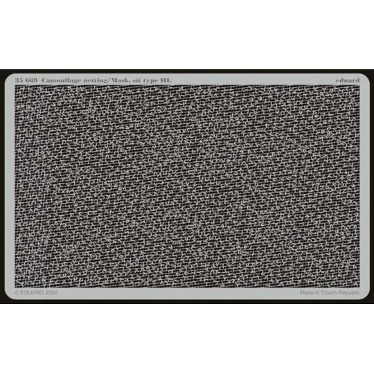 Camouflage Netting / Tarnnetz Type III, 1/35 - Eduard Accessories 3... Camouflage Netting / Tarnnetz Type III, 1/35 - Eduard Accessories 3...
